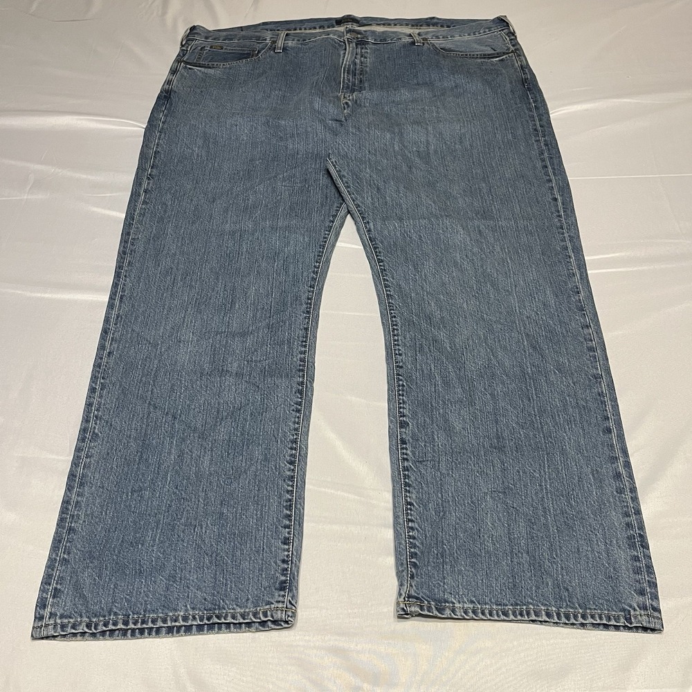 Polo Ralph Lauren Hampton Relaxed Straight Jeans Men's 48x32 Vintage Wash